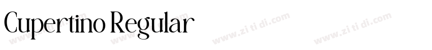 Cupertino Regular字体转换 Cupertino Regular字体转换